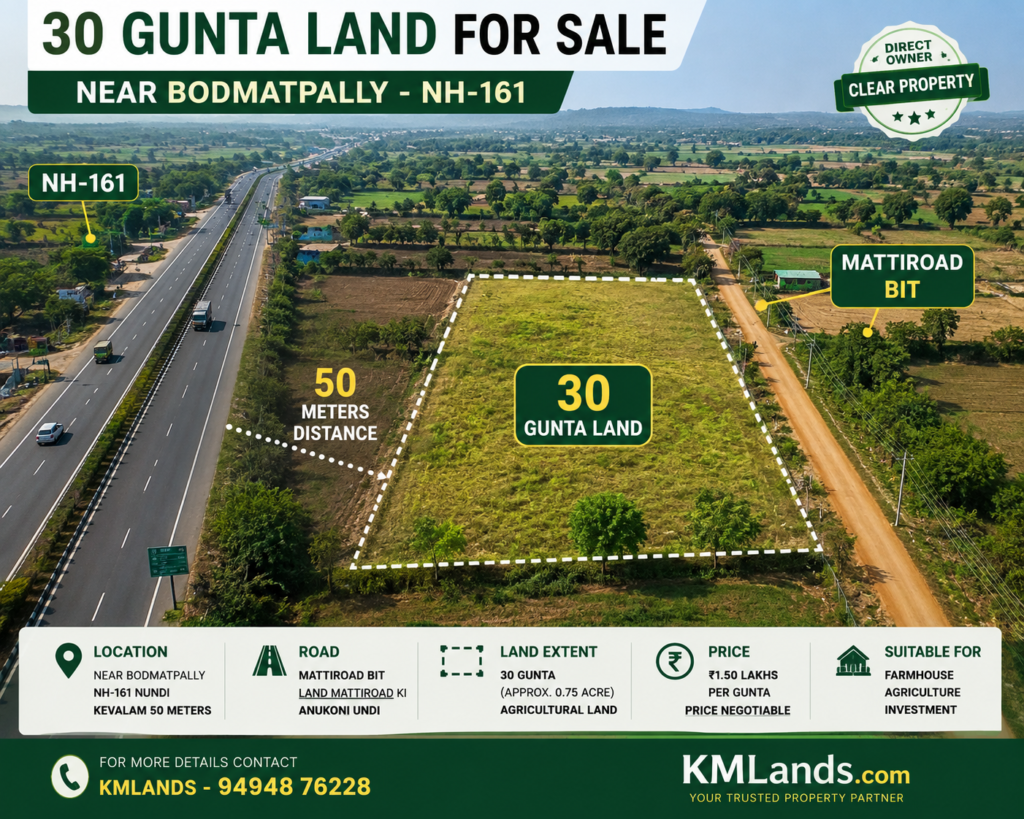 30 Gunta Agricultural Land for Sale